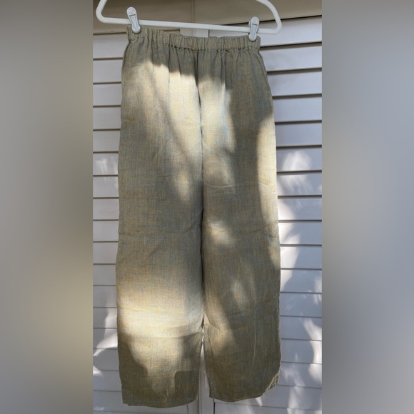 Flax Pants - Flax by Jeanne Engelhart Linen Pants Size S